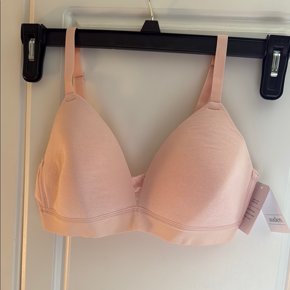 Auden Pink Molded Cup Bra for Everyday Comfort
